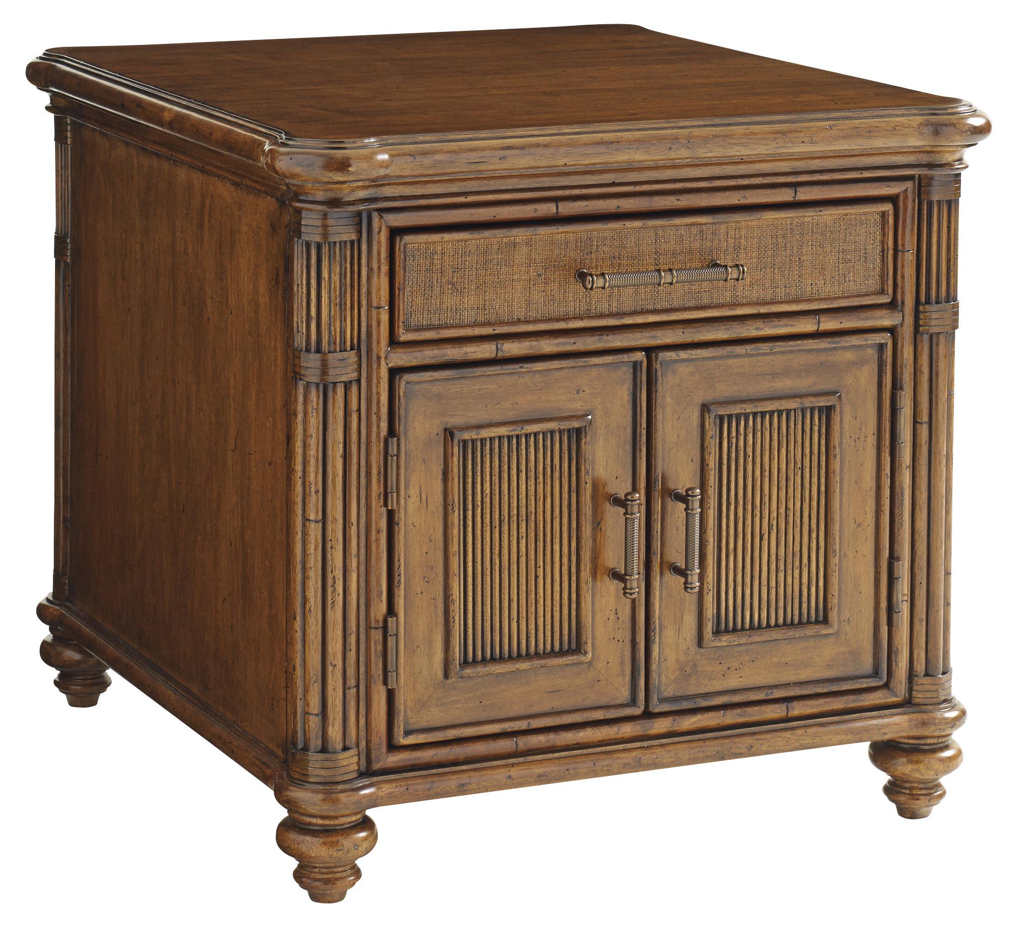 Tommy Bahama Home Bali Hai Mariner Storage End Table Wayside Furniture End Tables